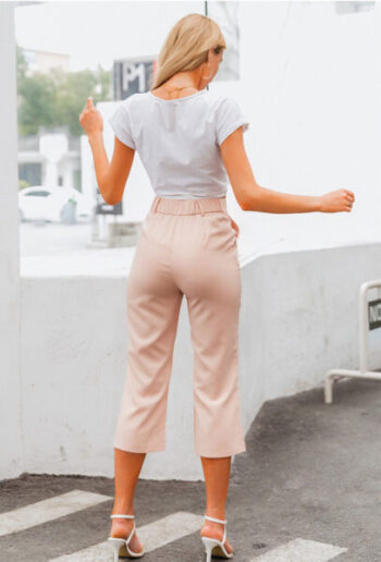 Pantalon rosa capri 3/4 - Imagen 5