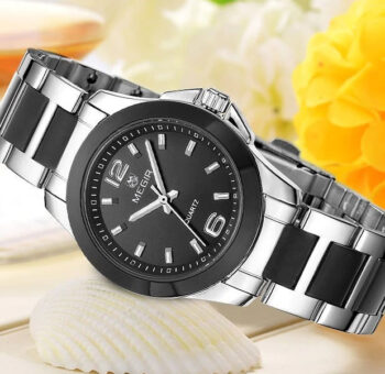 Reloj con correa de acero mujer - Imagen 2