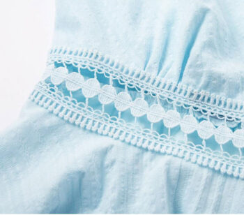 Enterizo short celeste tirantes - Imagen 6