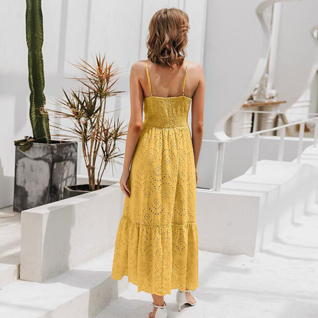 Maxi vestido encaje - Imagen 4