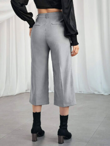Pantalón capri gris - Imagen 4