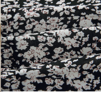 Falda floral asimétrica de volantes - Imagen 3