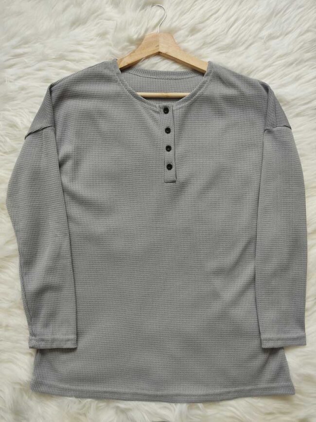 1618416803933 Camiseta de algodón con botones - Imagen 1
