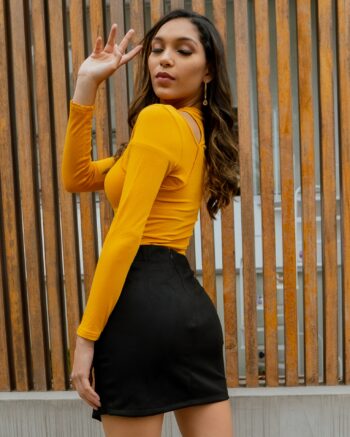 Camiseta de hombros con abertura - Imagen 2