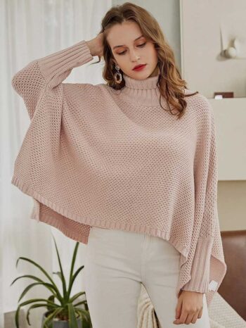 Jersey dolman de cuello tortuga - Imagen 2