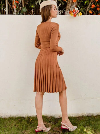 Vestido jersey acanalado - Imagen 5
