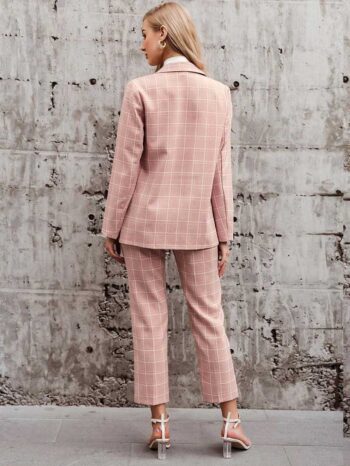 Conjunto Rosa Cuadros - Imagen 6