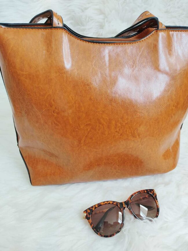 Bolso camel - Imagen 2
