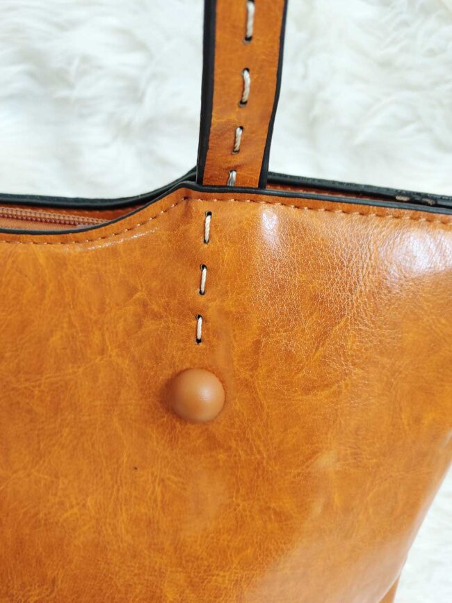 Bolso camel - Imagen 3