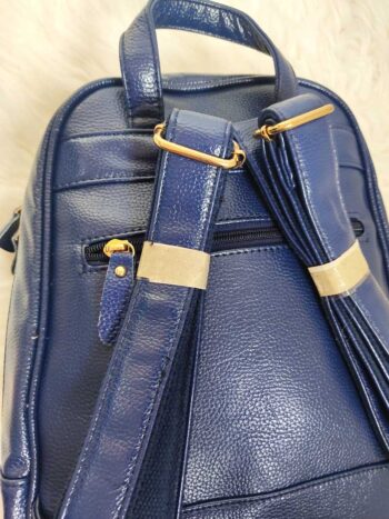 Mochila azul casual - Imagen 5