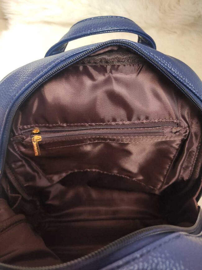 Mochila azul casual - Imagen 6