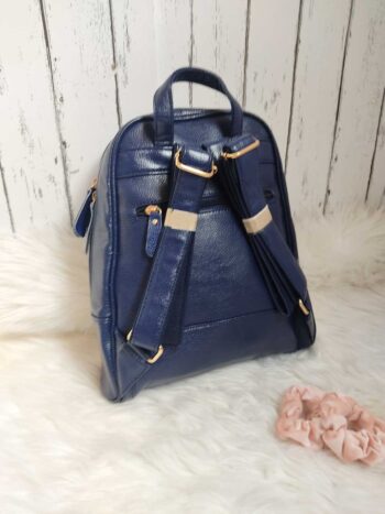 Mochila azul casual - Imagen 2