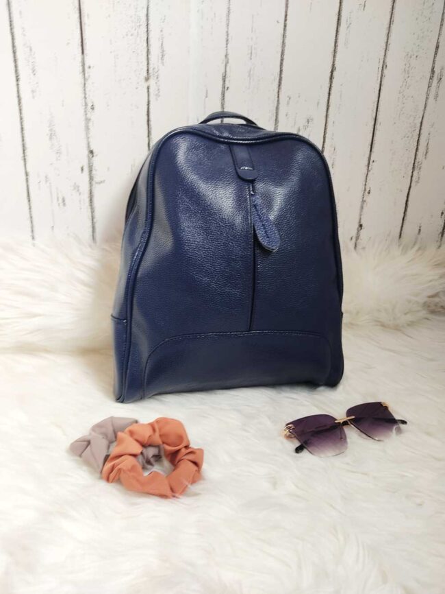 Mochila azul casual - Imagen 3