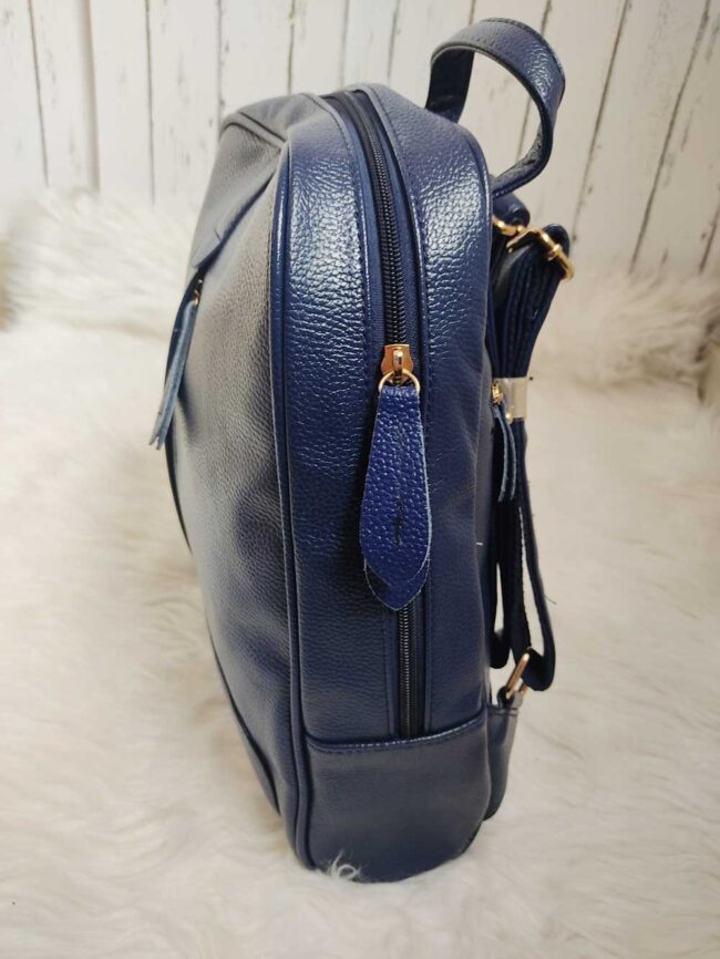 Mochila azul casual - Imagen 4
