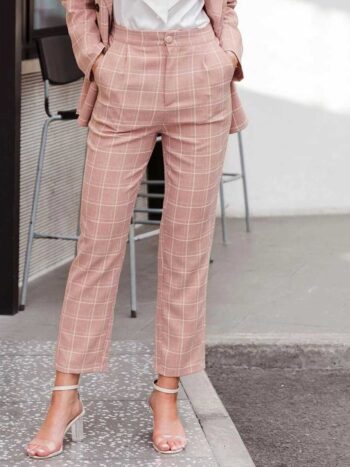 Pantalón Rosa Cuadros
