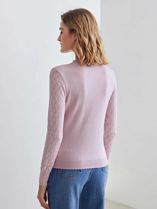 Jersey lila con detalles - Imagen 8