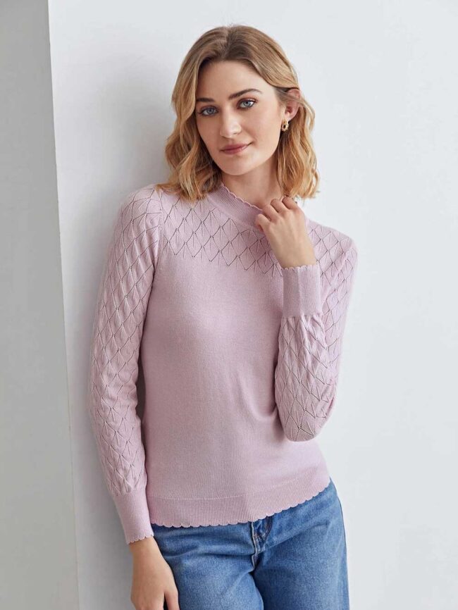 Jersey lila con detalles - Imagen 7