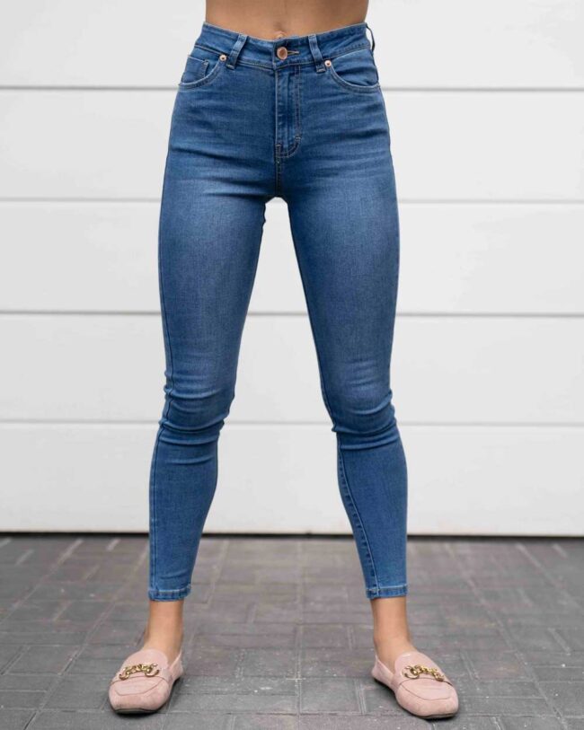 Skinny jean azul clásico - Imagen 2