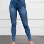 Skinny jean azul clásico