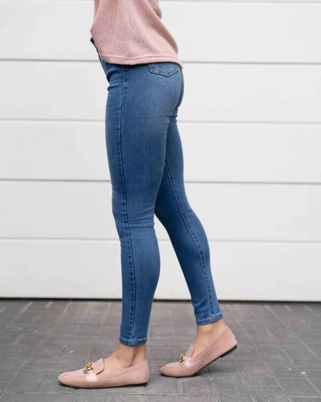 Skinny jean azul clásico - Imagen 3