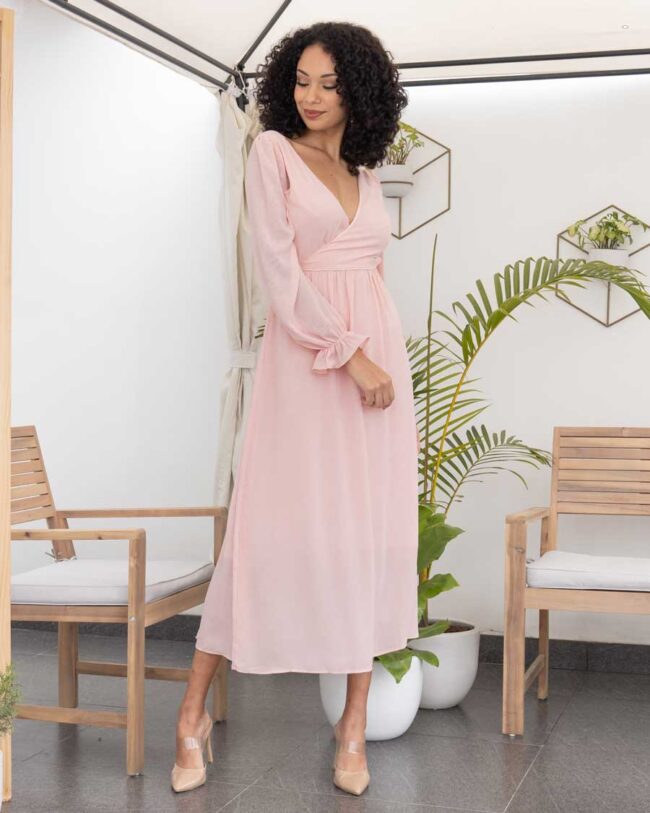 Vestido Alissa rosa - Imagen 3