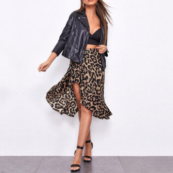 Falda print de flecos - Imagen 4