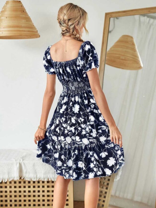 Vestido Sasha azul marino - Imagen 7