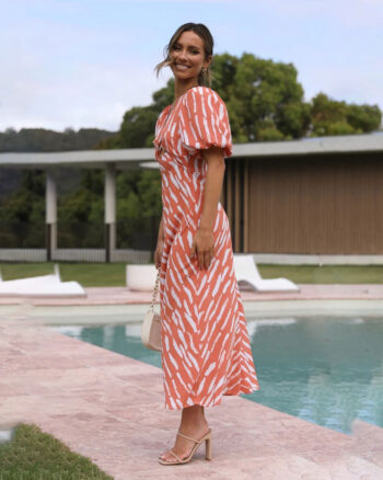 Vestido Becca naranja - Imagen 3