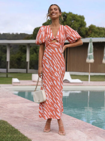 Vestido Becca naranja