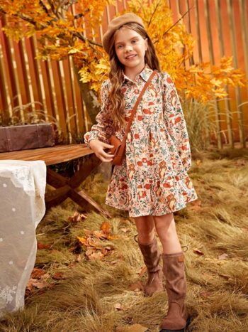 Vestido Encanto de Otoño Kids