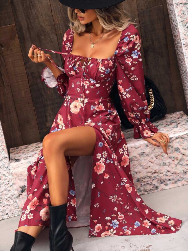 Vestido Donna rojo - Imagen 4