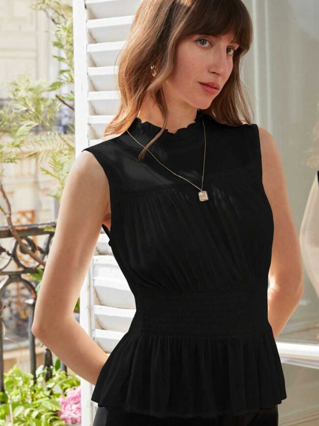 Blusa Serena color negro - Imagen 3