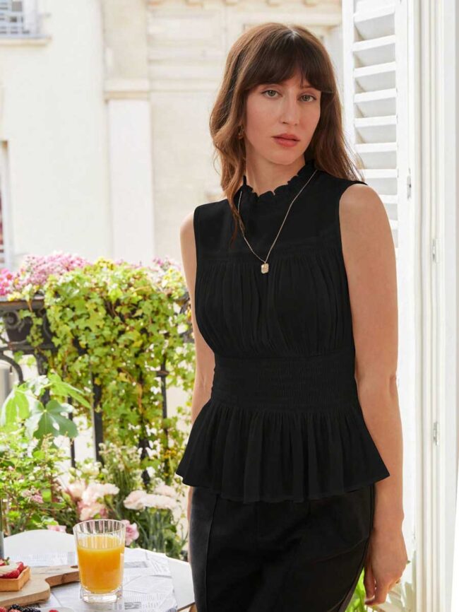 Blusa Serena color negro - Imagen 2