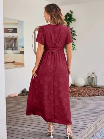 Vestido Morella guinda - Imagen 7