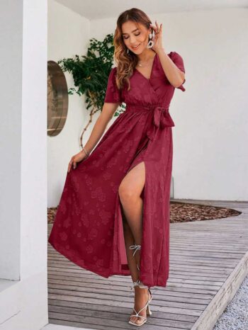 Vestido Morella guinda - Imagen 2