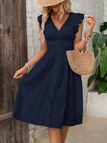 Vestido Adriana azul - Imagen 4