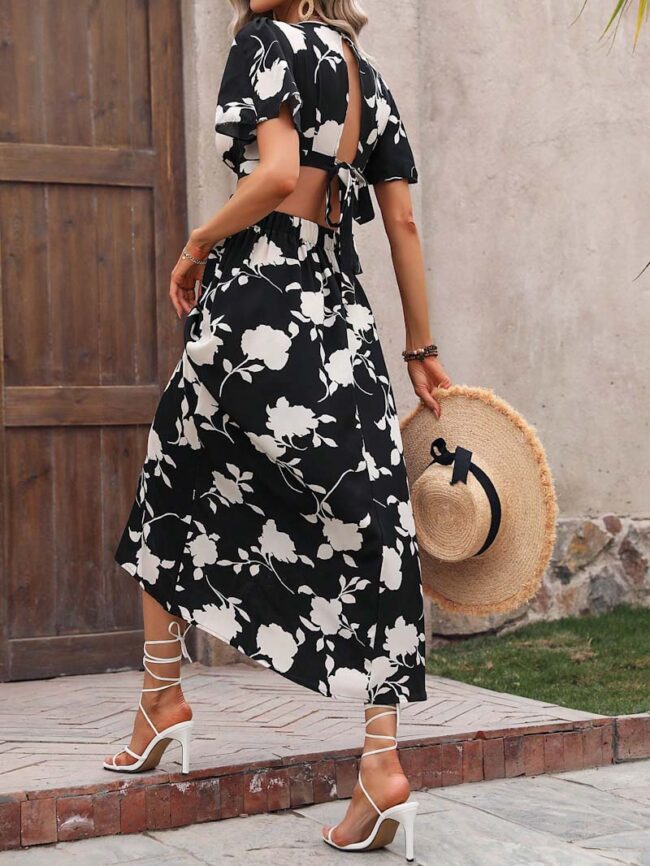 Vestido Giuliana blanco/negro - Imagen 6