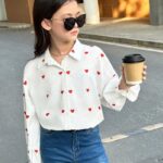 Blusa de corazones kids