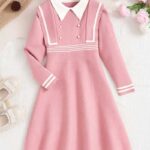 Vestido Coreano rosa Kids