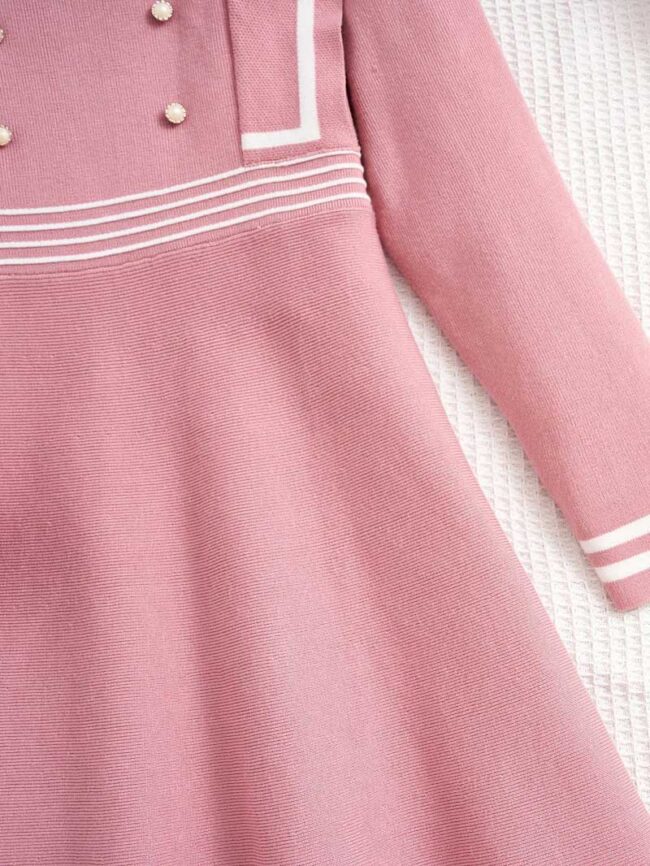 Vestido Coreano rosa Kids - Imagen 4