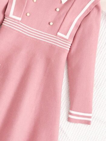 Vestido Coreano rosa Kids - Imagen 5