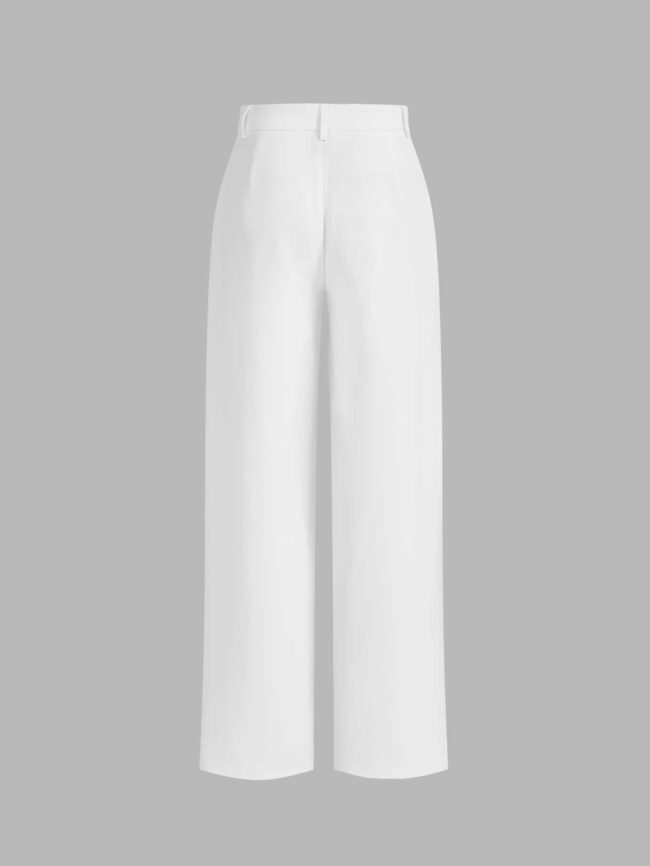 Pantalón acampanado blanco - Imagen 3