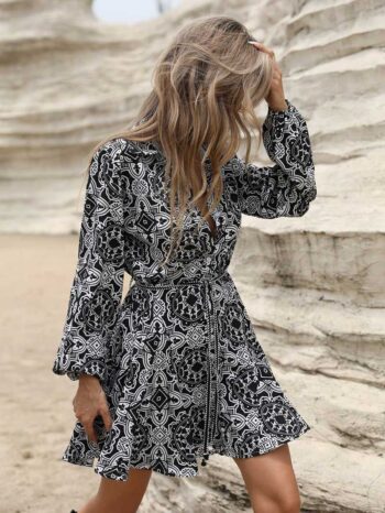 Vestido bohemio Keyla negro - Imagen 6