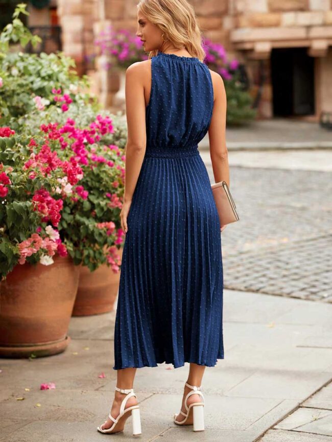 Vestido Cassie azul - Imagen 6