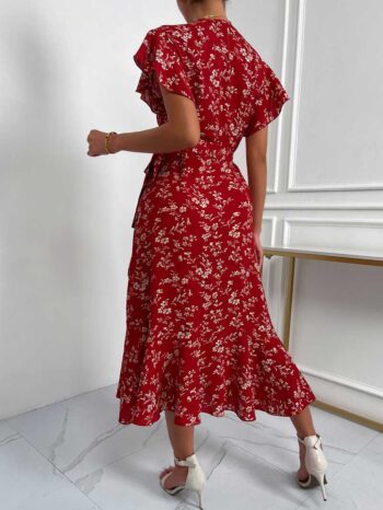 Vestido Raquel burdeos - Imagen 3