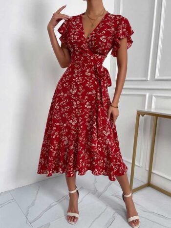 Vestido Raquel burdeos - Imagen 2