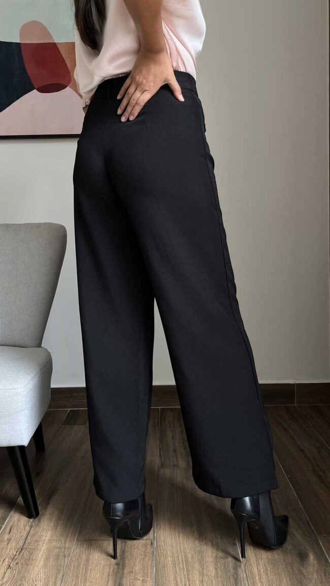 Pantalón acampanado negro - Imagen 3