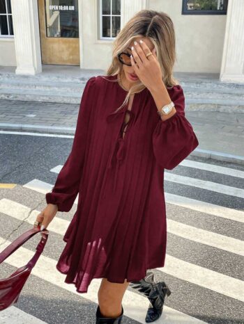 Vestido Zoe burdeos