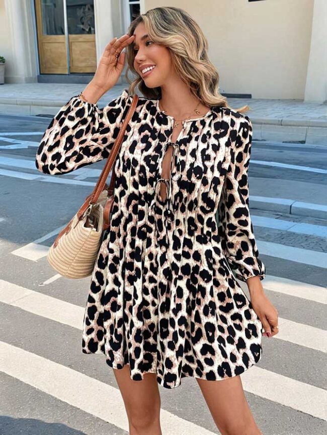 Vestido Zoe leopardo - Imagen 3