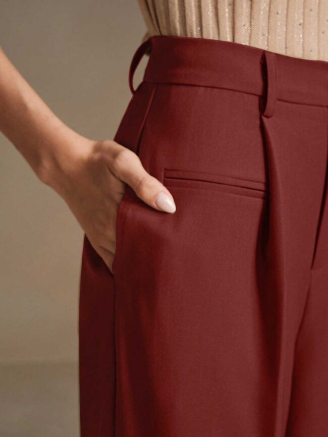 Pantalón de vestir Keyla - Rojo - Imagen 3